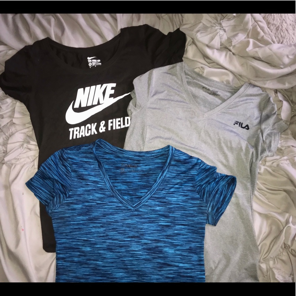 NIKE REEBOK & FILA shirt bundle!